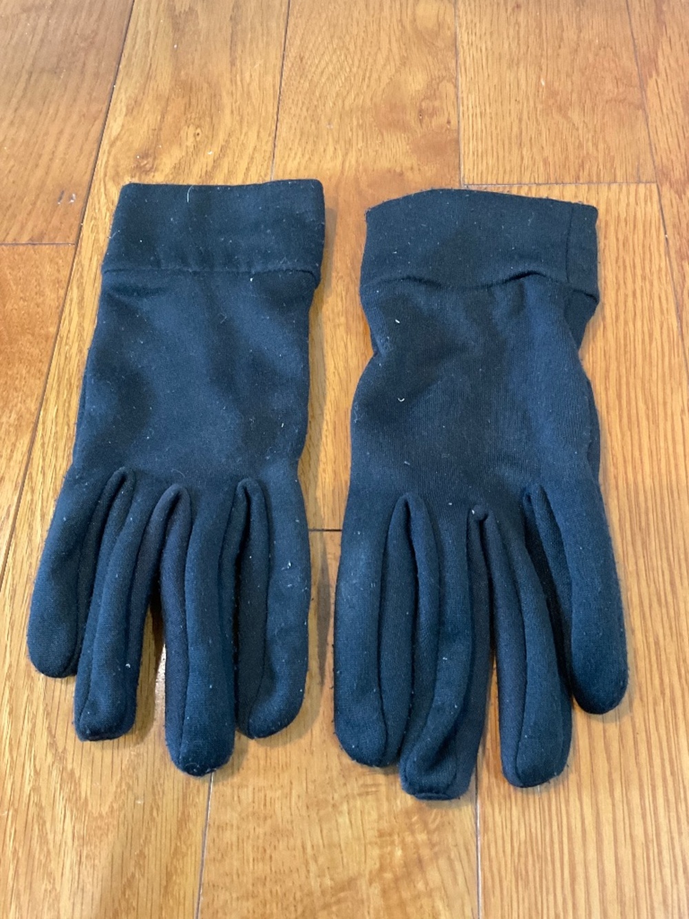 Men's Large Black Touchscreen Compatible Gloves